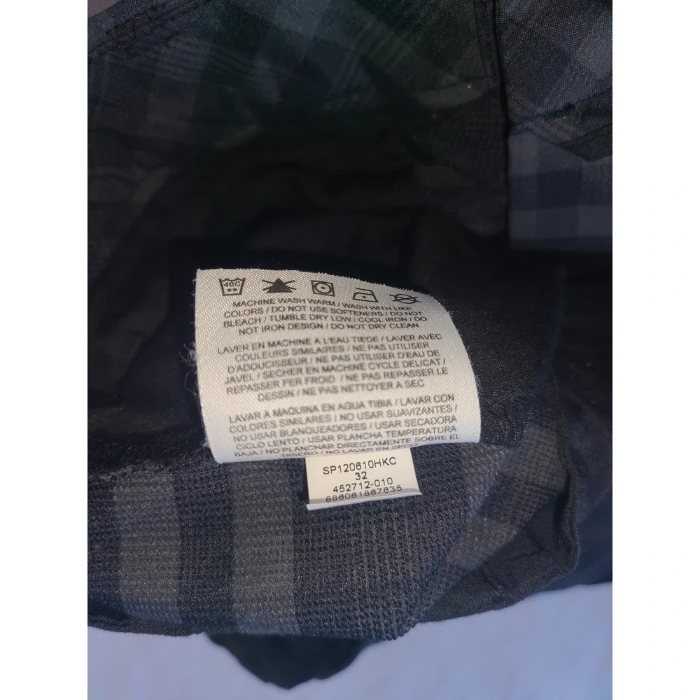 Nike Golf Dri Fit Plaid Shorts Mens Size 32 Grey Lightweight Performance